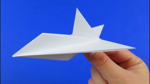 How to make a paper airplane - Paper Jet fighter EASY
