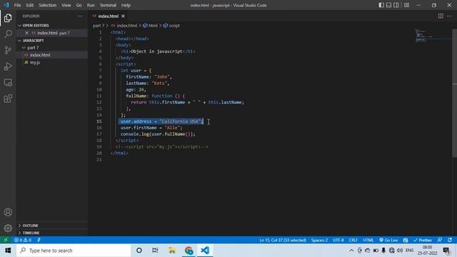 The Modern JavaScript Tutorial | Part 12 | Object In JavaScript | Tech Quick Learner