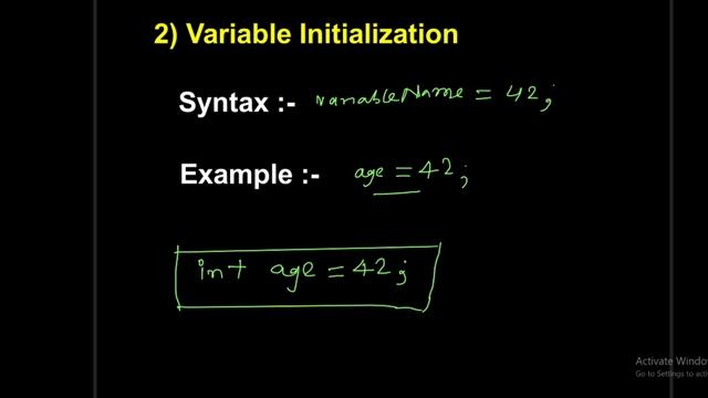 Variables in Java: Declaration and Initialization | Type of variable | Rule of variable declaration
