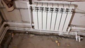 В котельной замерзла батарея с трубами