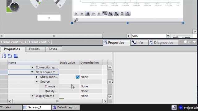 Tia Portal V16: First project and simulation of WinCC Unified.