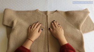 Женский вязаный жакет кардиган спицами | Готовые работы. Два варианта