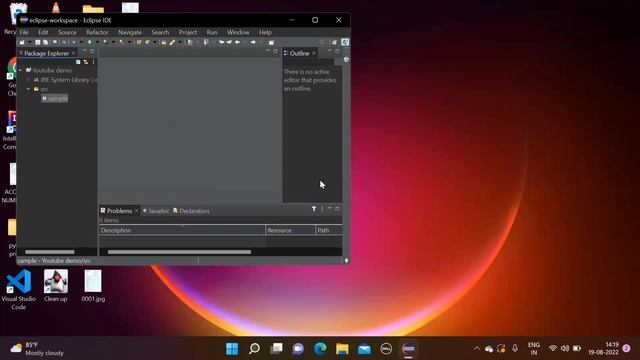 HelloWorld java program in Eclipse using Screen reader for Blind Developers смотреть онлайн