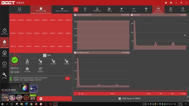 ID-Cooling SE-226-XT CPU Cooling Test: OCCT v10
