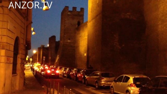 ИТАЛИЯ: Вечерний Рим у вокзала Термини... ROME ITALY смотреть онлайн