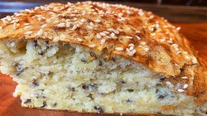 Хлеб домашний на КЕФИРЕ без дрожжей, без замеса теста, за 30 минут!!