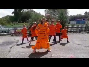 Танец тигров. Летняя оздоровительная площадка
