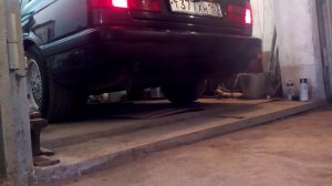 Звук без катализаторов и выхлоп.