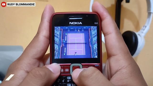 Symbian OS Nokia e63 | Serunya Main Game Tennis 2020 | play Tennis 2020 Java games смотреть онлайн