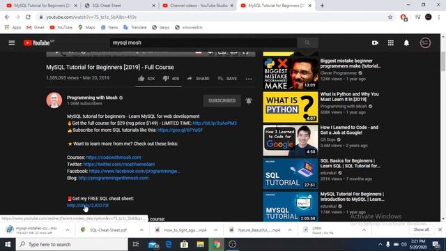 Get a free MySQL cheat Sheets Downlaod it in Description box смотреть онлайн