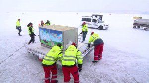 Giant Pandas transported by Volga-Dnepr are welcomed at their new home in Finland