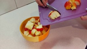 Печеная тыква с яблоками и медом. Осенний десерт.