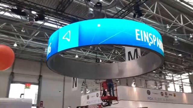 Cylinder LED for exhibition centre display indoor Pitch 2.6mm