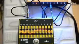 Caline CP-24 guitar effcet 10 band EQ 702 review