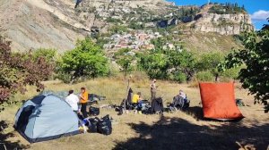 В Дагестан с палатками. Лагерь с видом на Гуниб.