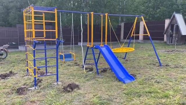 Детский Комплекс Для Дачи: купить спортивный игровой тренажер с качелями и горкой смотреть онлайн