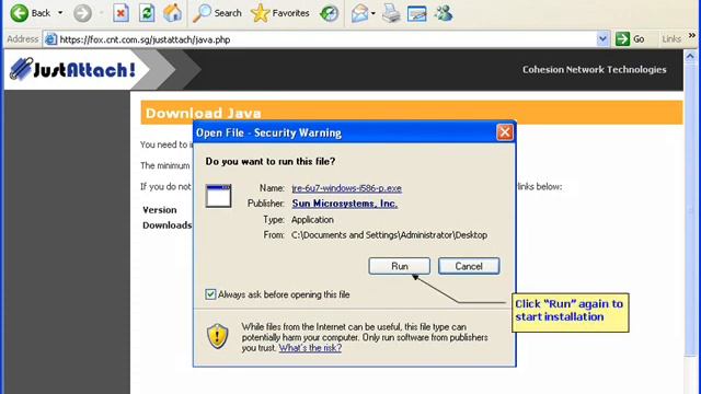 JustAttach Java Runtime Engine Preparation смотреть онлайн