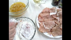 Отбивные из свиного балыка