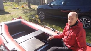 Лодка ПВХ River Boats 370. Сборка 25 минут одним человеком. Снято на Osmo Pocket