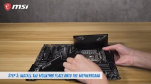 MSI® HOW-TO install MAG CORELIQUID Series for Intel LGA 1200 1151 CPU