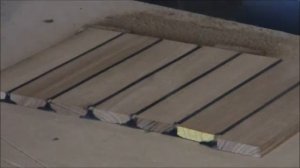 Изготовление тиковой палубы. Предварительная шлифовка