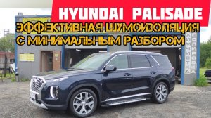 Hyundai Palisade шумоизоляция дверей, днища и арок