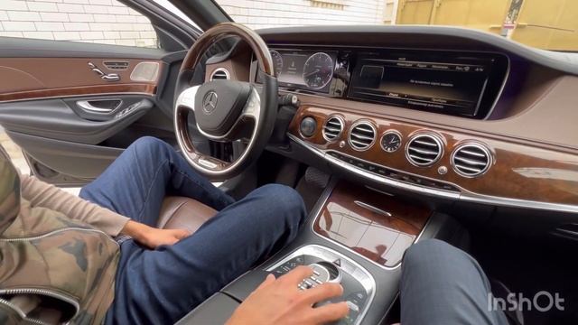 Mercedes Benz S-class W222 (26) эндоскопия, проверка, обзор