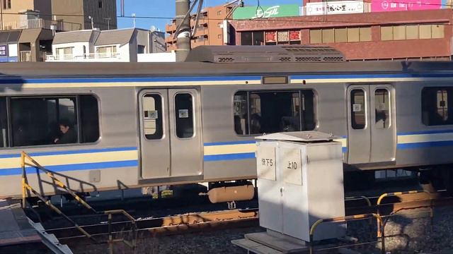 25.01.2024 года. Отправление электрички маршута «Офуна-Чиба» от станции Фунабаси. смотреть онлайн