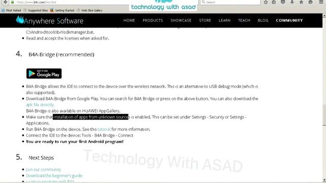 Introduction to B4A / How to install B4A. Android App Development Urdu