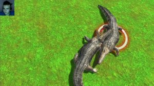 Морской Крокодил против Морского Крокодила | Кто сильнее? Animal Revolt Battle Simulator