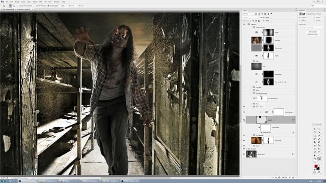 PSD Walkthrough: The "Raw.Exchange" Fantasy Composite Challenge смотреть онлайн