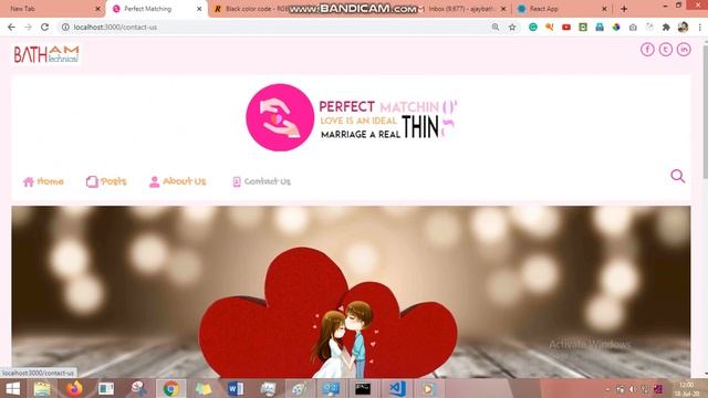 ReactJS Project | Perfect Matching Web App-Introduction смотреть онлайн