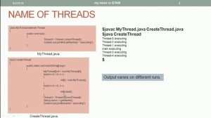 Multithreading in Java | #11 | To Create More Than One Threads | To Get and Set Names of Threads