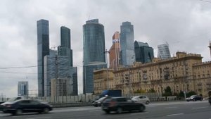 Москва Сити - вид с кутузовского проспекта
