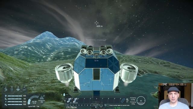 Space Engineers Landing and Site Selection, Beginner Tutorial смотреть онлайн