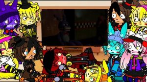 фнаф 1 и 2 реагирует на что если огнеметчик был во фнафе | гача клуб |