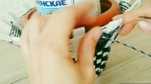Плетение кашпо из пластиковых бутылок плюс украшение