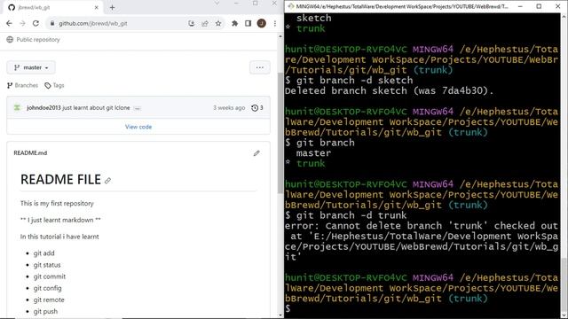 Git Branch Explained With Complete Walk-through
