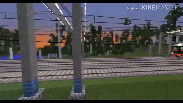 РЖД настоящая железная дорога в майнкрафте! смотреть онлайн