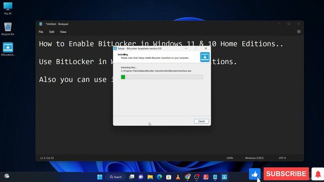 Enable BitLocker in Windows 11 Home Edition | Drive Lock in Windows 11/10 Home Edition | #bitlocker смотреть онлайн