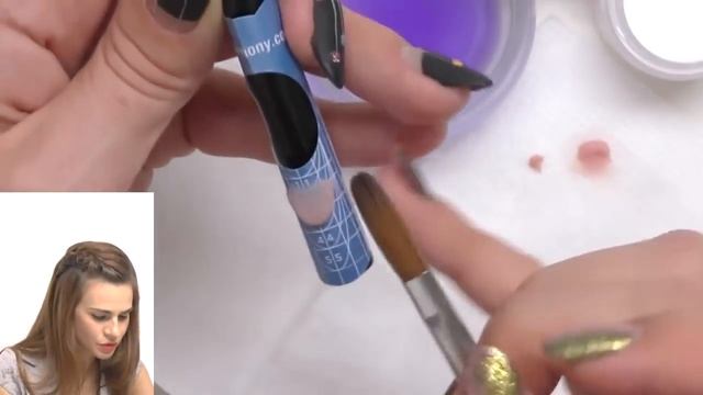 Сокращаем время работы | Упражнение по выкладке френча акрилом