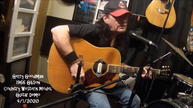 Gerry Goodman 1966 Gibson Country Western Model Guitar Demo Studio Recording смотреть онлайн