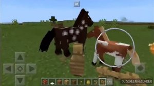 Как привязать лошадь в майнкрафте пе