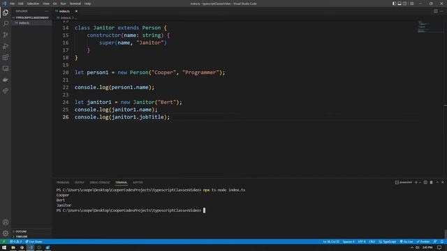 TypeScript Classes For Beginners