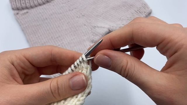 Урок 9. Прибавление петель спицами. 4 способа прибавки петель. Вязание для начинающих спицами
