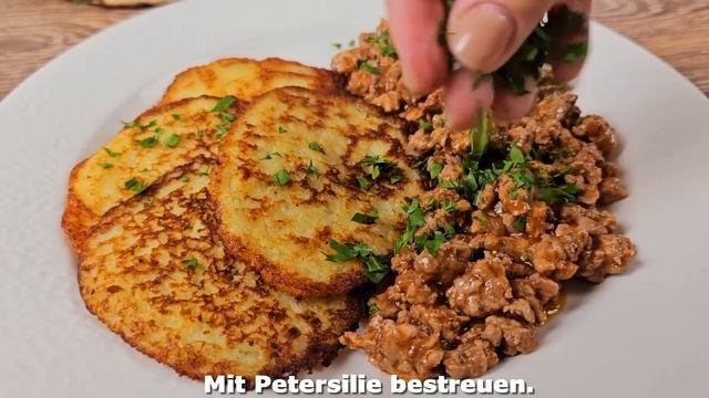 Gibt es Hackfleisch und Kartoffeln? 2 schnelle, einfache und sehr leckere Rezepte! смотреть онлайн