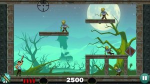 УБЕЙ ЗОМБИ одним ПАТРОНОМ Расстрел из ДРОБОВИКА мультик игра для Детей Stupid Zombies