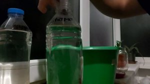 Пробное  приготовление рабочего раствора для гидропоники