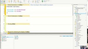 First HF Table/Form using WxManager Class