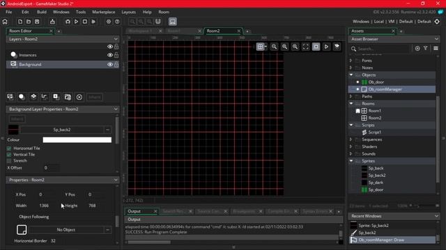 Плавные переходы между комнатами в Game Maker Studio 2 смотреть онлайн